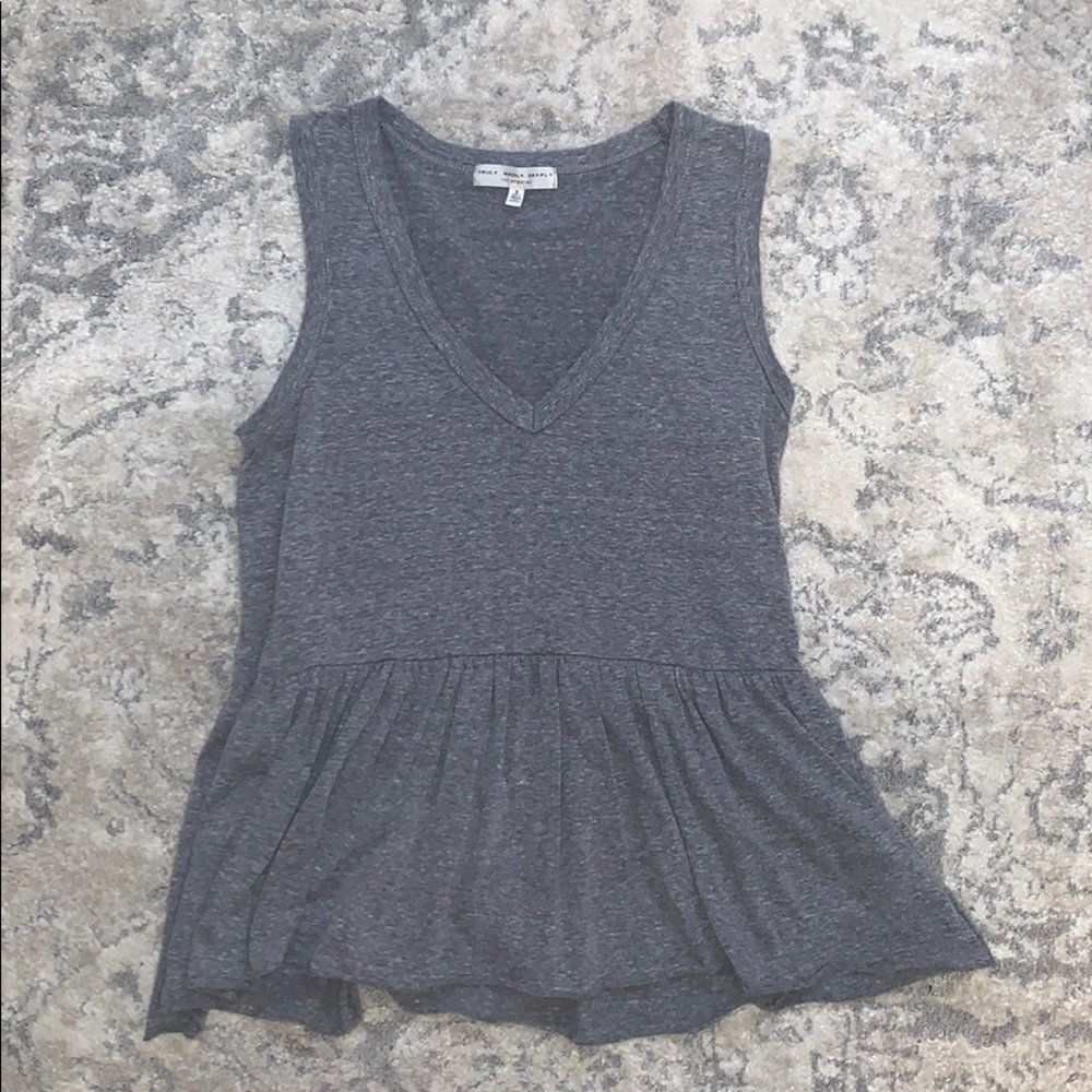 Truly madly deeply v neck tee